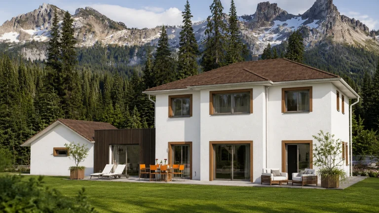Extension de maison à Apprieu avec bardage bois — Blandino-Mazzilli
