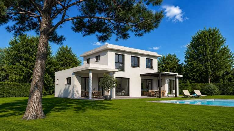Maison contemporaine à St-Jean-de-Moirans